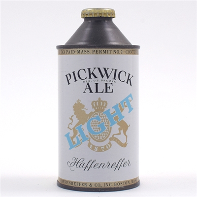 Pickwick Light Ale Cone Top CLEAN 179-7