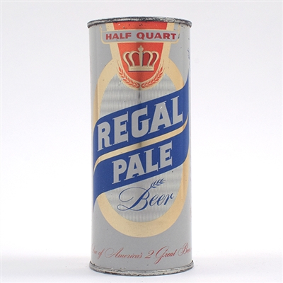 Regal Pale Beer 16 OZ Half Quart Flat Top 234-18