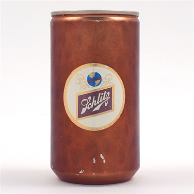 Schlitz Beer Paper Label Ring Zip Unlisted COPPER SWIRL