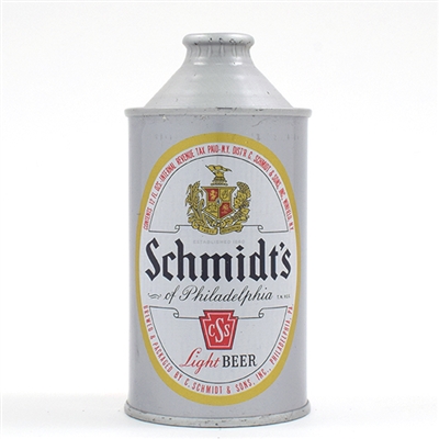 Schmidts Beer Cone Top GRAY 185-2