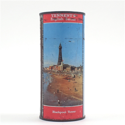 Tennents Lager English Series Pint BLACKPOOL TOWER Flat Top