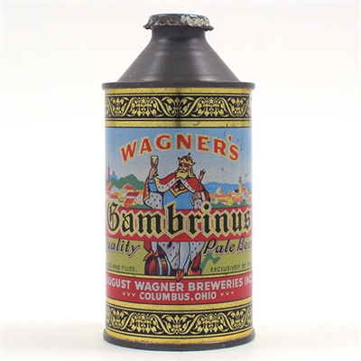 Wagners Gambrinus Beer Cone Top Non-IRTP 188-23