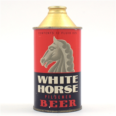 White Horse Beer Cone Top WOW 189-3 STUNNING