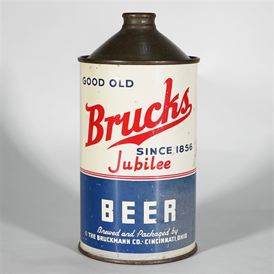 Brucks Jubilee Beer Quart Cone 86 YEARS 204-10