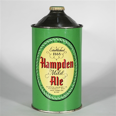 Hampden Mild Ale Quart Cone Top 211-14