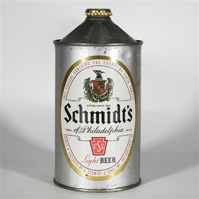 Schmidts Light Beer Quart Cone 219-7