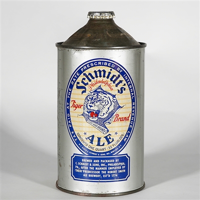 Schmidts Tiger Brand Ale Quart Cone 218-15