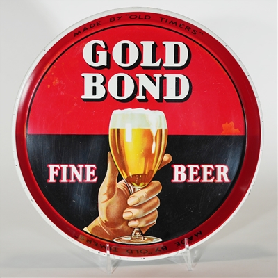 Gold Bond Fine Beer MADE BY OLD TIMERS Tray