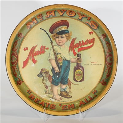 McAvoys Malt Marrow NOT MADE IN GERMANY Advertising Tray