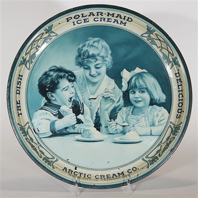 Polar-Maid Ice Cream Advertising Tray