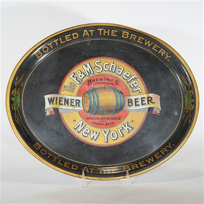 F and M Schaefer Wiener Beer Pre-prohibition Tray
