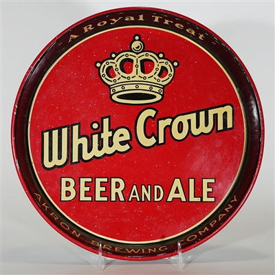 White Crown ROYAL TREAT Beer Ale Advertising Tray