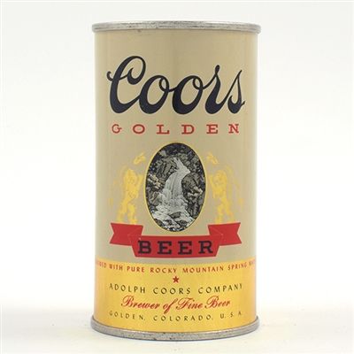 Coors Golden Flat Top PRISTINE 51-19