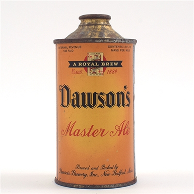 Dawsons Master Ale Cone Top 158-26