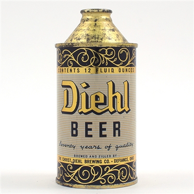 Diehl Beer Cone Top 70 YEARS 159-12