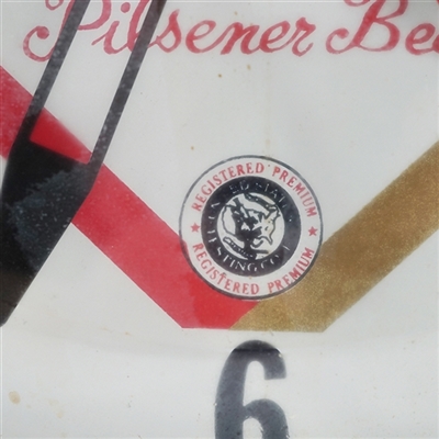 Duquesne Pilsener Beer Advertising Clock 