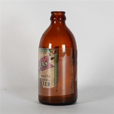 Black Dallas In Stubbies White Label Beer Stubby Bottle RARE 