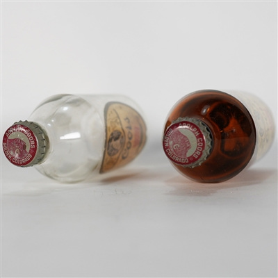 Coors Export Lager 8 OZ Stubby Bottle Pair 
