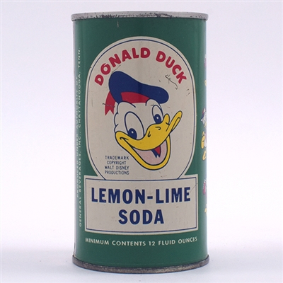 Donald Duck Lemon Lime Soda Flat Top