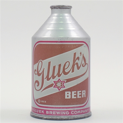 Glueks Beer Crowntainer Cone Top DNCMT 4 PERCENT 194-21