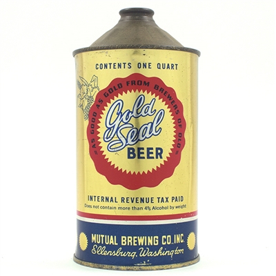 Gold Seal Beer Quart Cone Top 210-10