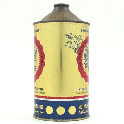 Gold Seal Beer Quart Cone Top 210-10