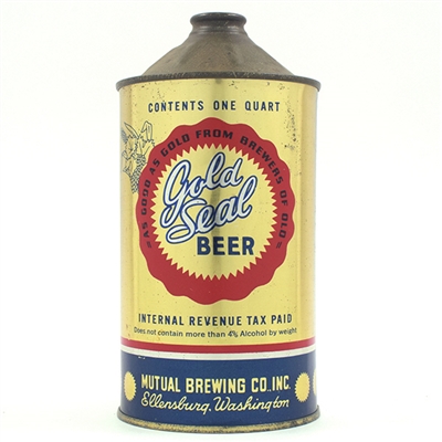 Gold Seal Beer Quart Cone Top 210-10