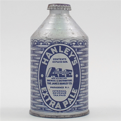 Hanleys Ale Crowntainer Cone Top BLUE 195-11