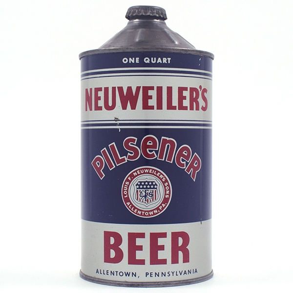 Neuweilers Beer Quart Cone Top IRTP 215-12 EXCELLENT