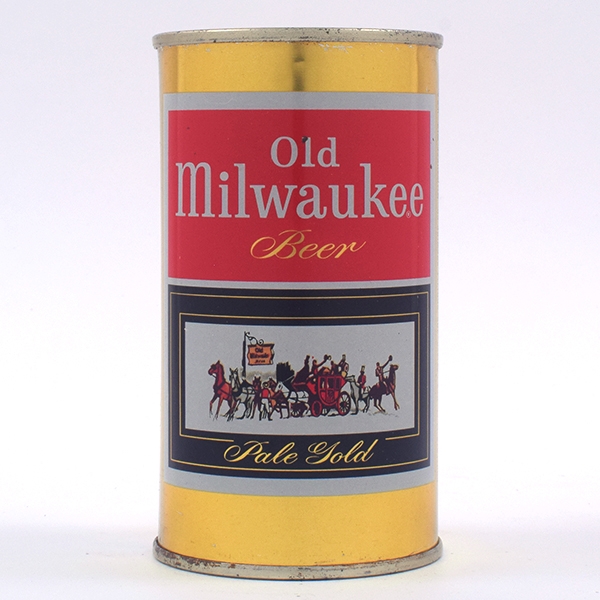 Old Milwaukee Beer Pale Gold Flat Top INCREDIBLE 107-26