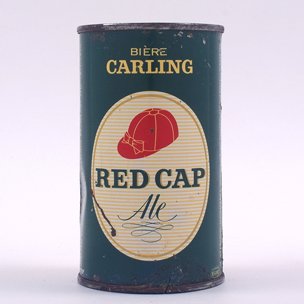 Carlings Red Cap Ale Canadian Flat Top RARE