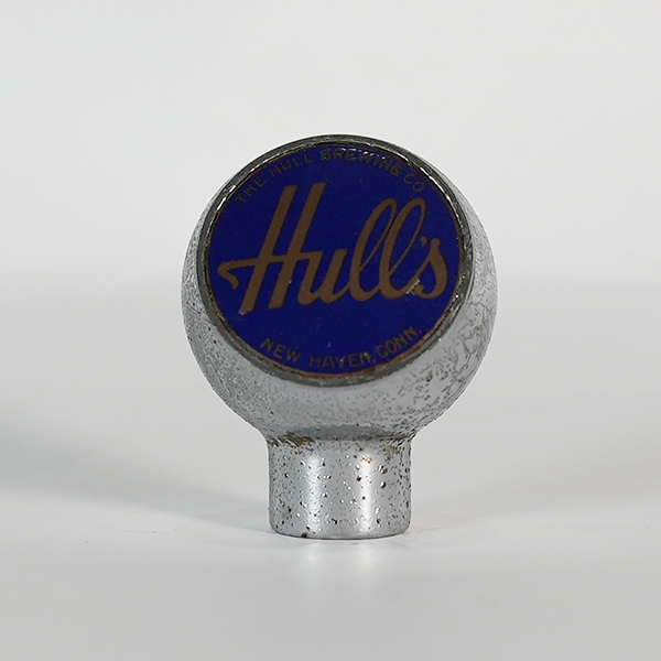 Hulls Blue Chrome Ball Tap Knob