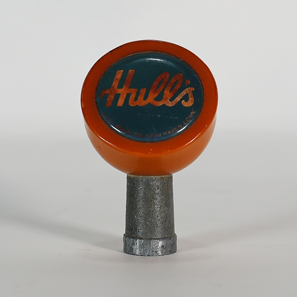 Hulls Orange Bakelite Ball Tap Knob