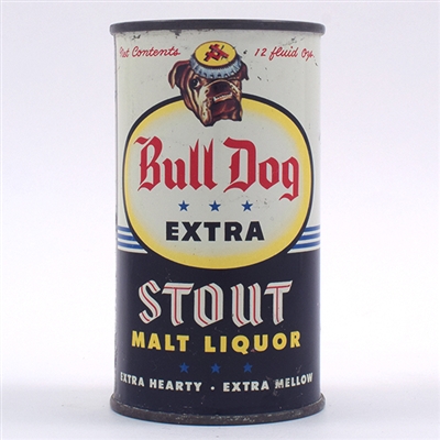 Bull Dog STOUT Malt Liquor Flat Top ACME SAN FRAN 45-23