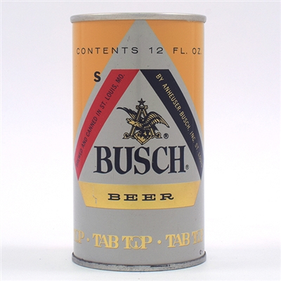 Busch Beer Test U-Tab Pull Tab 229-10