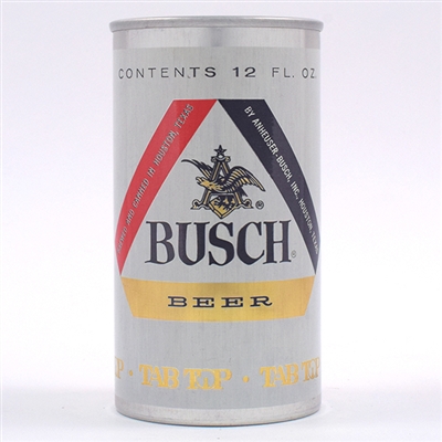 Busch Beer Test Uncrimped Aluminum Pull Tab RARE 229-28