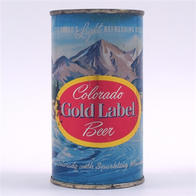 Colorado Gold Label Beer Flat Top METALLIC 72-6