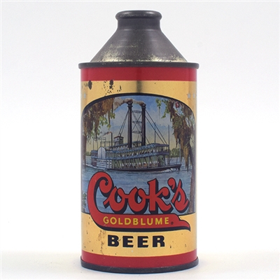 Cooks Goldblume Beer Cone Top ROBT E LEE 158-7
