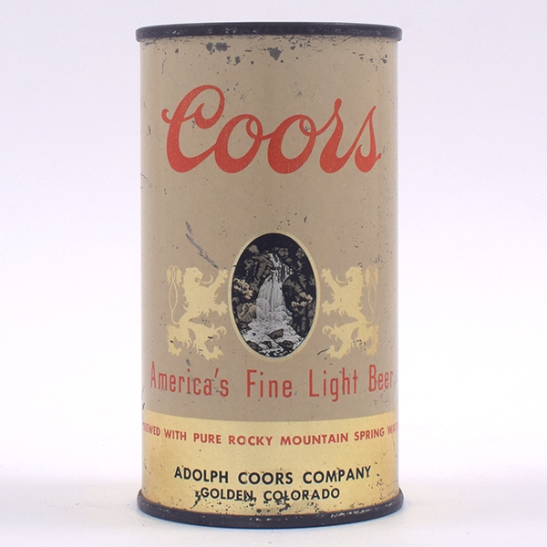 Coors Beer IRTP RED TEXT Flat Top 51-21