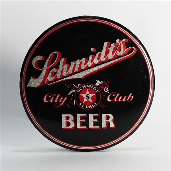 Schmidts City Club Beer Button 