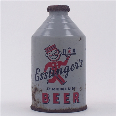 Esslingers Beer Crowntainer Cone Top RARE UNLISTED