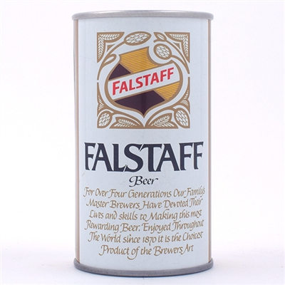 Falstaff Beer Prototype or Proof Pull Tab 232-12
