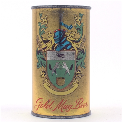 Gold Mug Beer Flat Top RARE CLEAN ACTUAL 72-16