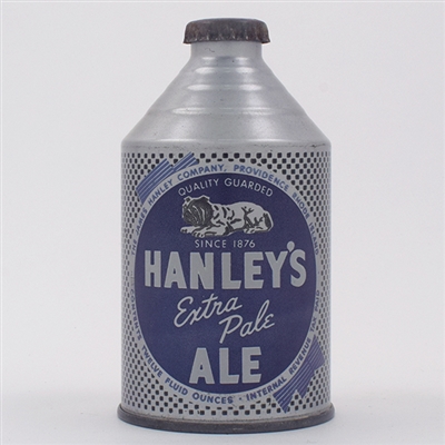 Hanleys Ale Bulldog Crowntainer Cone Top Purple 195-12