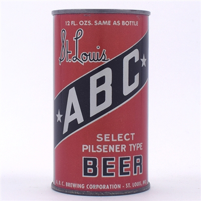 ABC Beer Opening Instruction Flat Top THIN LETTER 28-8