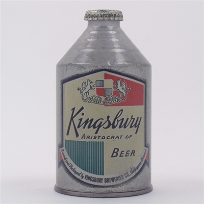 Kingsbury Beer Crowntainer Cone Top UNLISTED