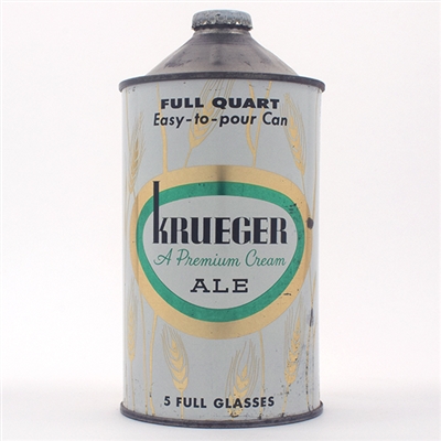 Krueger Ale Quart Cone Top NICE 213-15