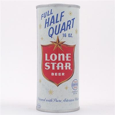 Lone Star Half Quart Zip Top RARE 154-29