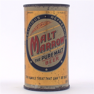 Malt Marrow Beer Flat Top 94-19 SCARCE