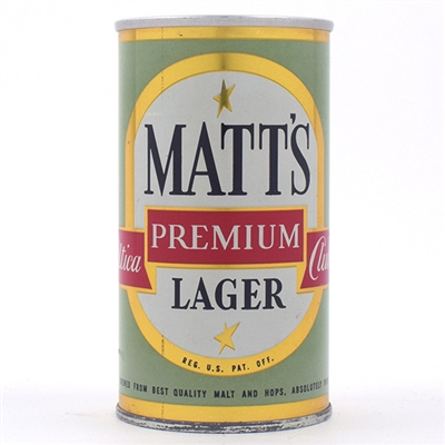Matts Beer Zip Top 92-3 MINTY